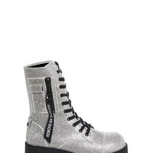 Dolls Kill Billionaire Bling Combat Boots